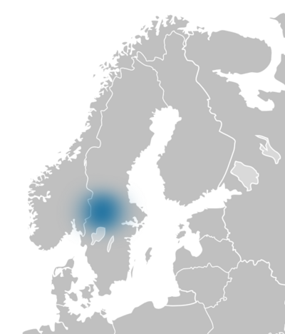 Region SE Värmland map europe.png